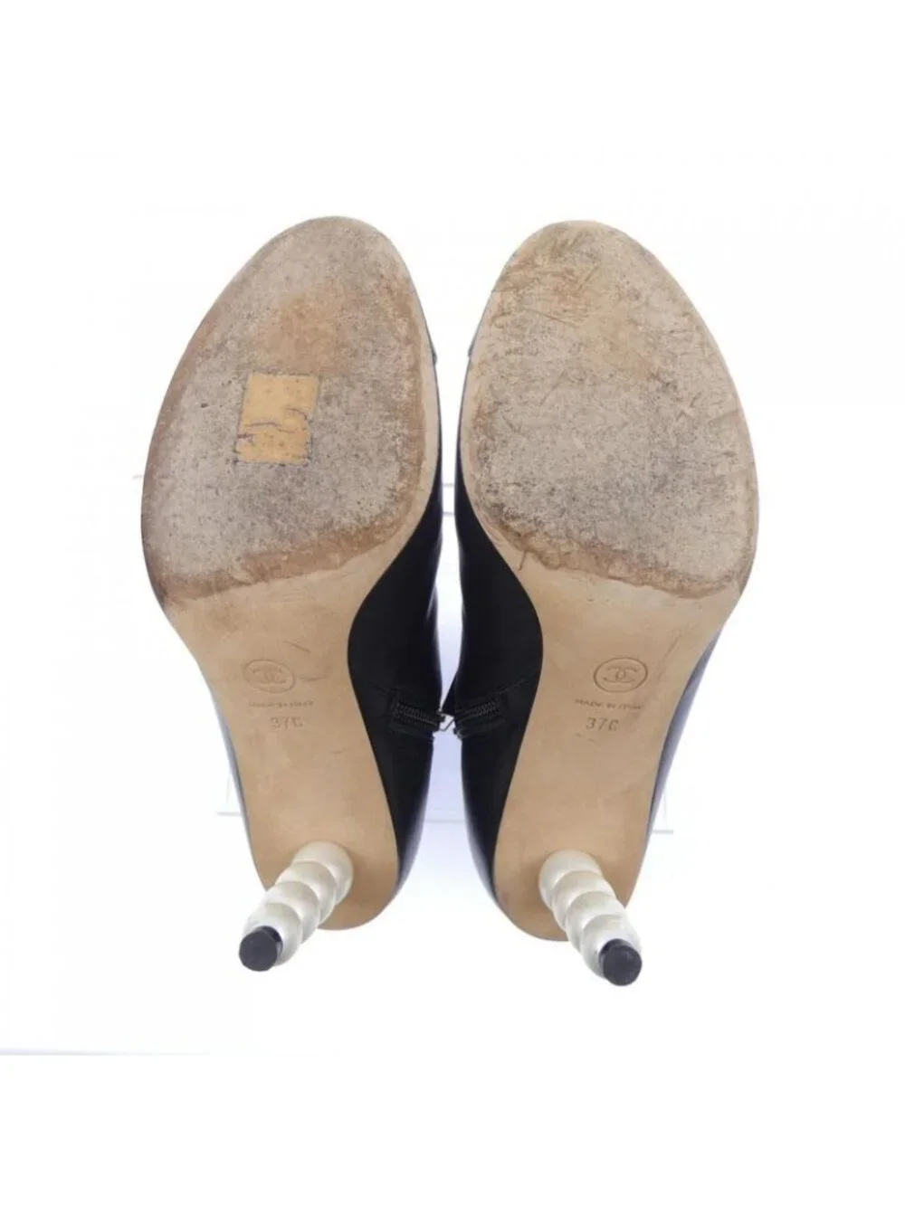 Chanel Boots Lambskin Black - Picture 4 of 6